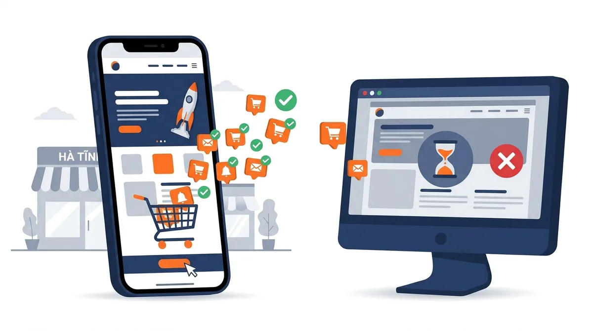 Thiết Kế Web tại Hà Tĩnh — Web Nhanh, Chuẩn Mobile, Kéo Khách