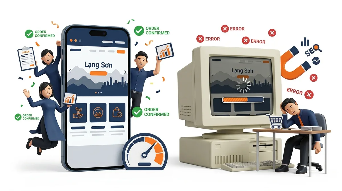 Thiết Kế Web tại Lạng Sơn – Thiết Kế Bán Hàng, Không Chỉ Để Đẹp