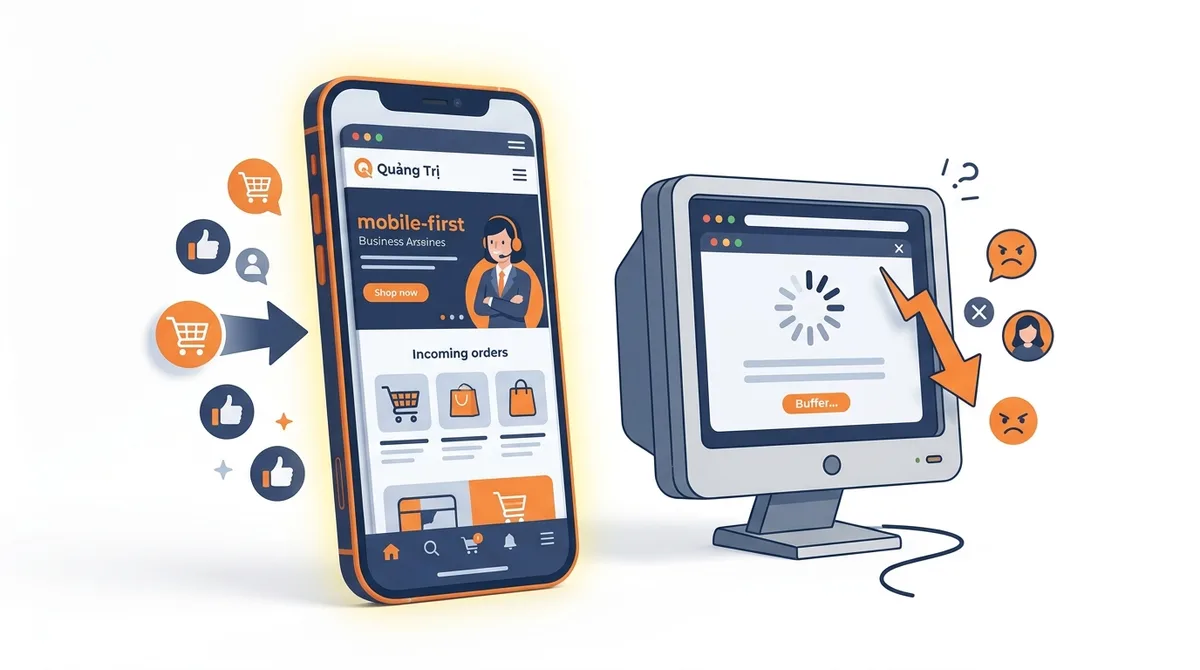 Thiết Kế Web tại Quảng Trị | Chuẩn SEO, Mobile-First, Ra Đơn Thật