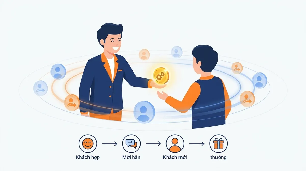 Referral Marketing: Biến Khách Hài Lòng Thành Kênh Bán Rẻ Nhất